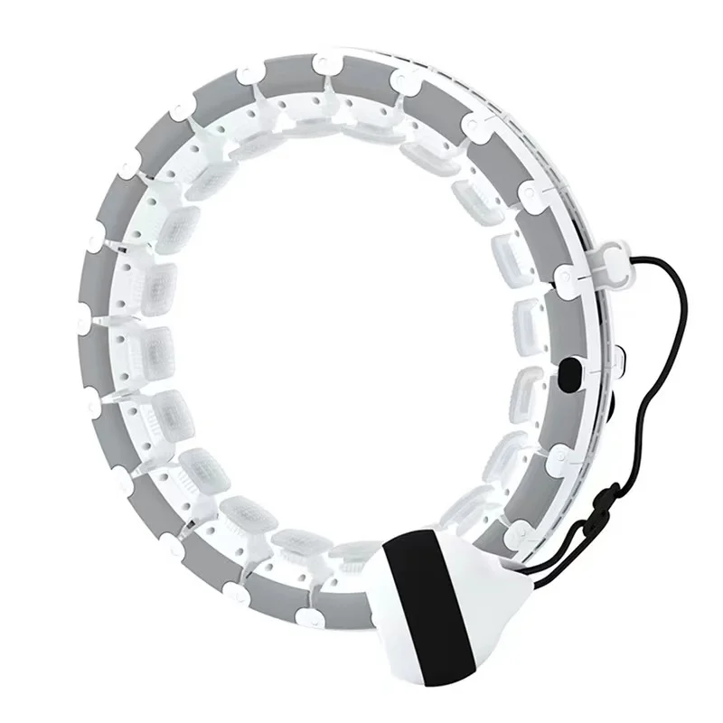 New type smart weighted hula ring hoops adjustable Fitness Equipment Lumbar massage Adjustable 24 knots Children and adults