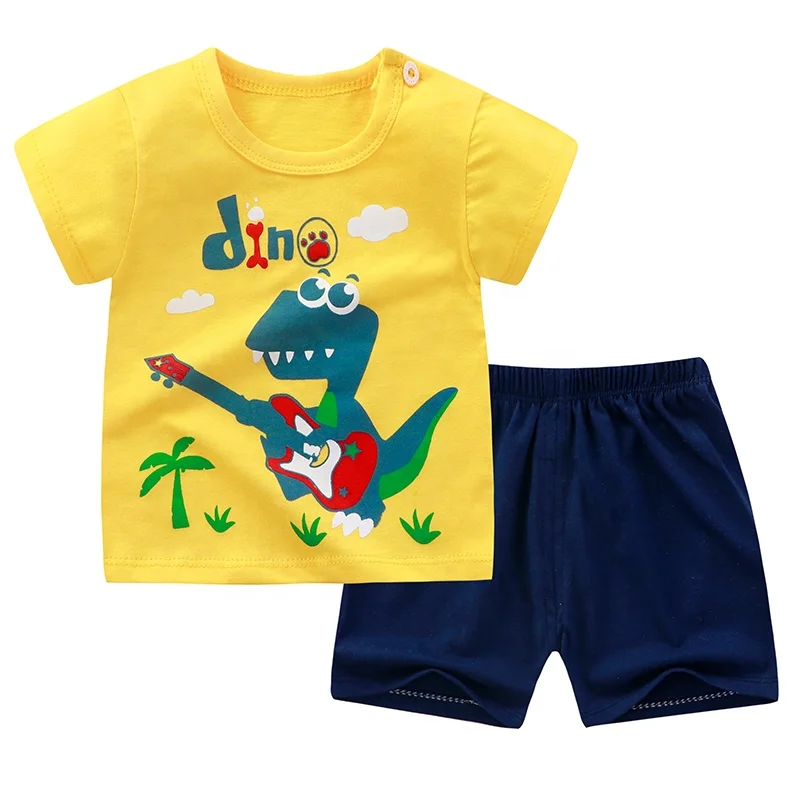 
Baby Clothes Toddler Clothes Boys Girls Clothes Sets Short Sleeves Clothing Set 