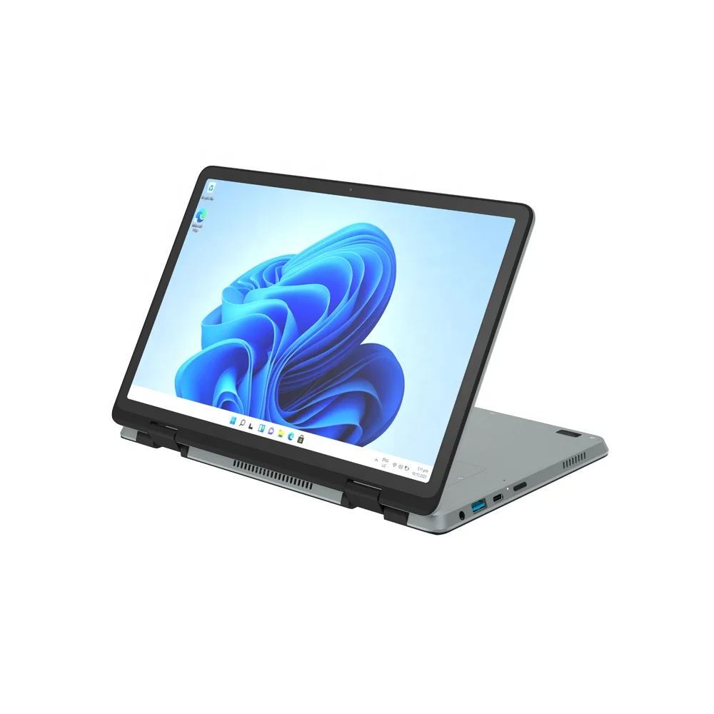 2024 Factory Wholesale 11 inch N100 quad core Touch Screen notebook rotating 360 Yoga laptop for Home School education laptop