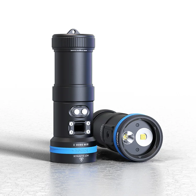 XTAR D36 5800lm High Power Super bright Floodlight Spotlight Flashlight Underwater Scuba Diving Torch