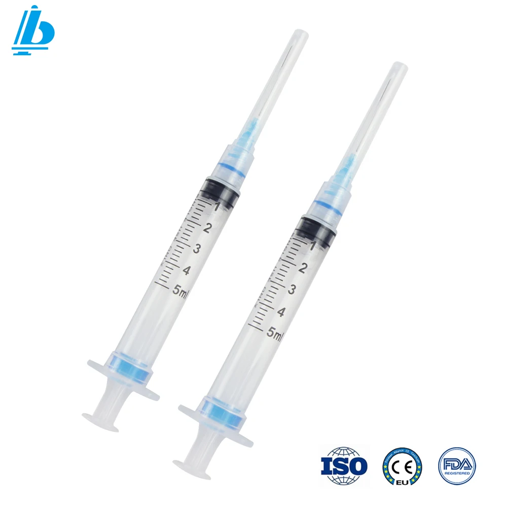 Горячая Распродажа одноразовый шприц ad-шприц 5 мл автоматически отключаемый шприц с иглой
