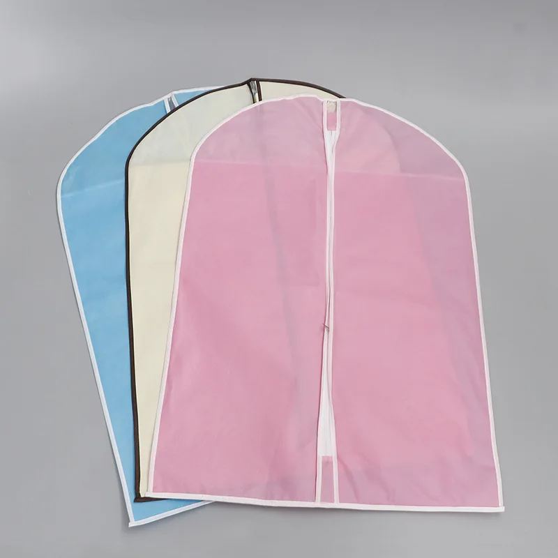 Bio degradable cheap pink dance garment packing bag for dresses