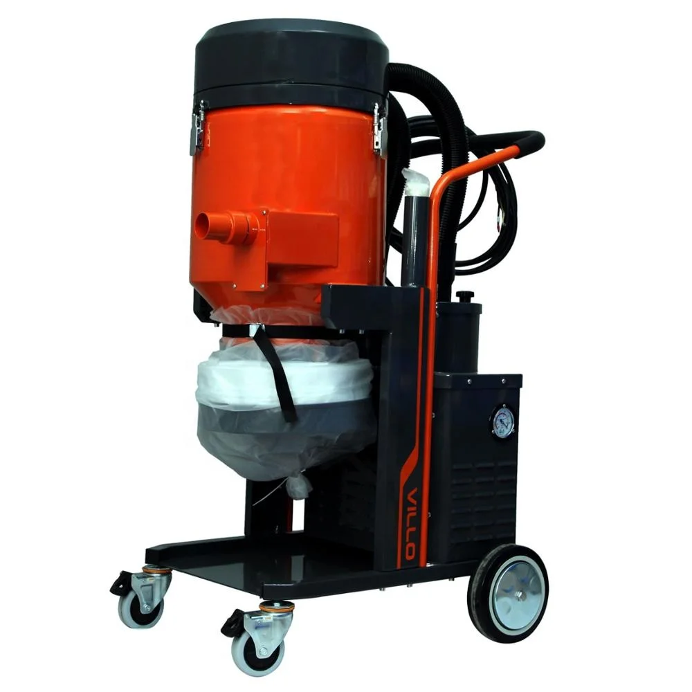 VILLO 220V Air Pulse Jet Industrial Dust Extractor Concrete Construction Vacuum Cleaner