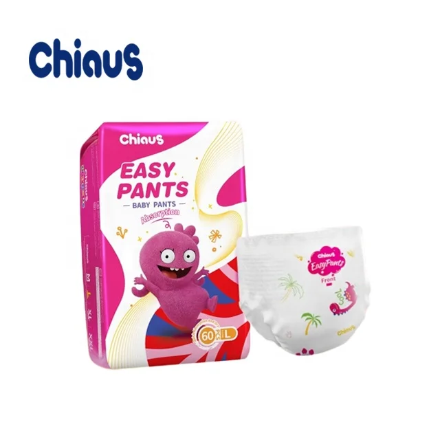 Chiaus Wholesales baby pull up diaper pants manufacture diapers soft diapers