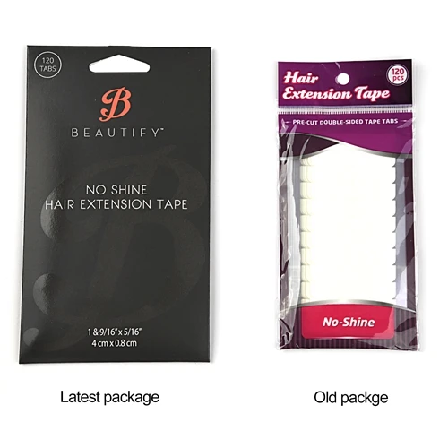 Free Sample Neitsi 120Pcs 4.0*0.8cm Pre-Cut Double Sided Tape Tabs for Tape in Hair Extensions USA Walker Tape