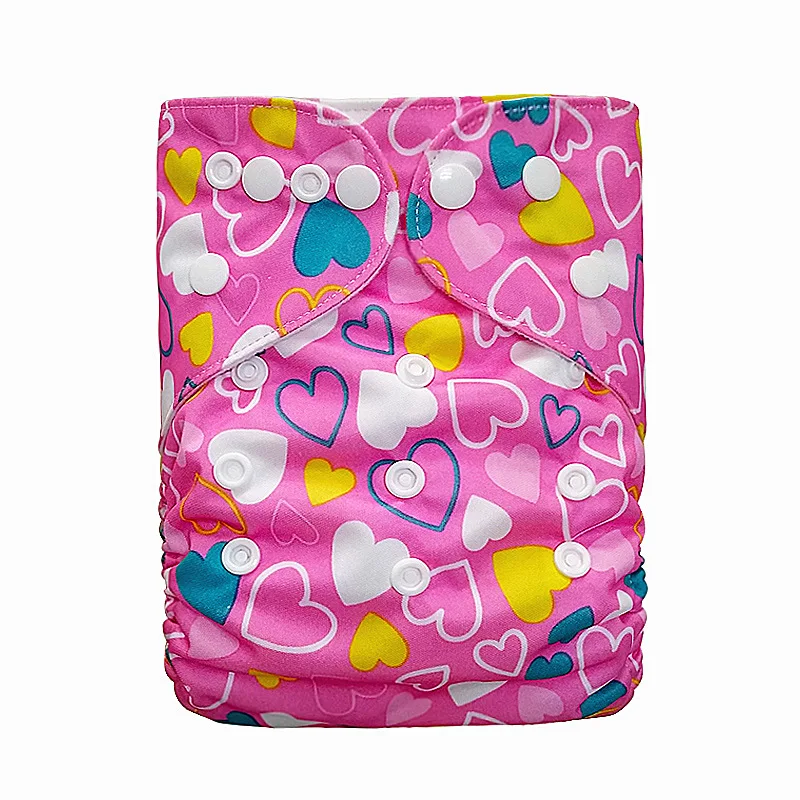Wholesale customized adjustable new design manufacturer printed washable reusable classic rocket style baby cloth diaper pant