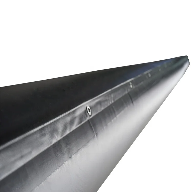 Customized flexible round black high pressure coal mine ventilation air vent duct