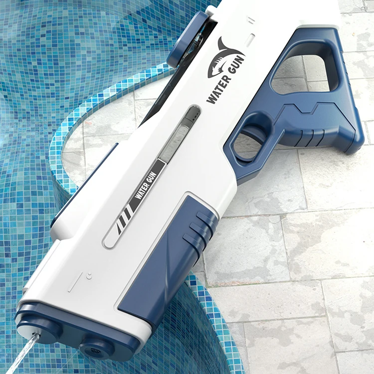 Automatic Water Gun Summer Beach Pool Backyard Outdoor Toys Water Blaster Powerful Electric Water Squirt Gun