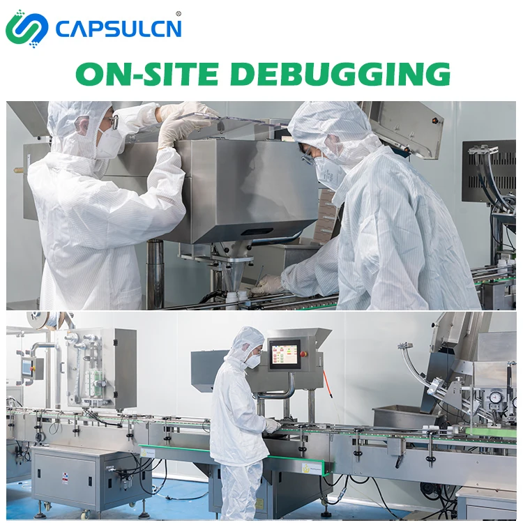 16 32 Channels Feeding Counter Vibration Panel PLC Control System Automatic Pill Counter Tablet Capsule Counting Machine