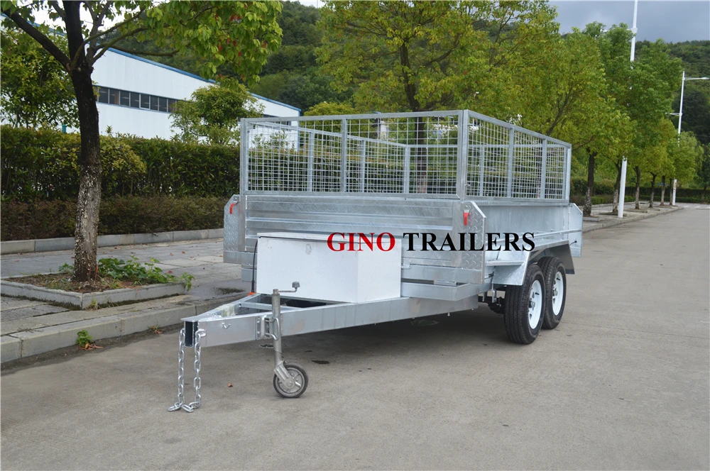 utility trailer kits dual axle hydraulic tipping trailer