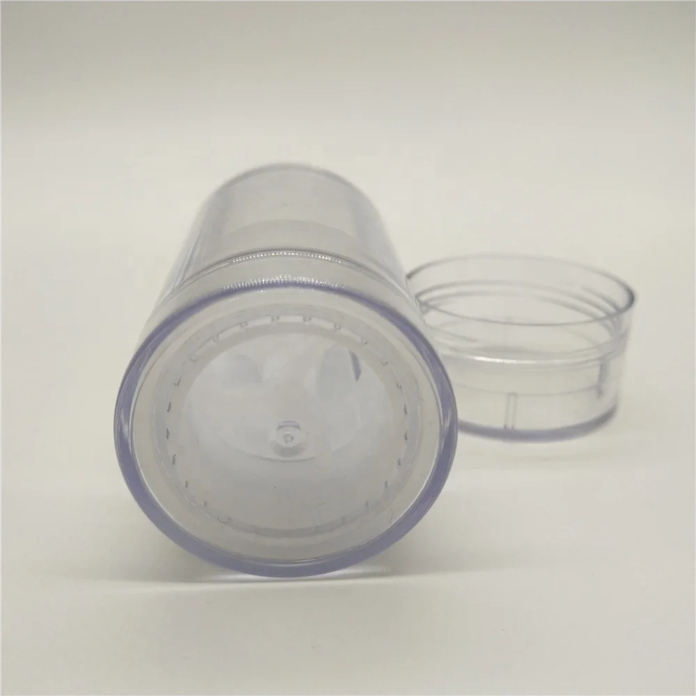 Free shipping 10pcs/lot 30,50,75g AS transparent deodorant container, Gel twist up deodorant tube for mosquito cream