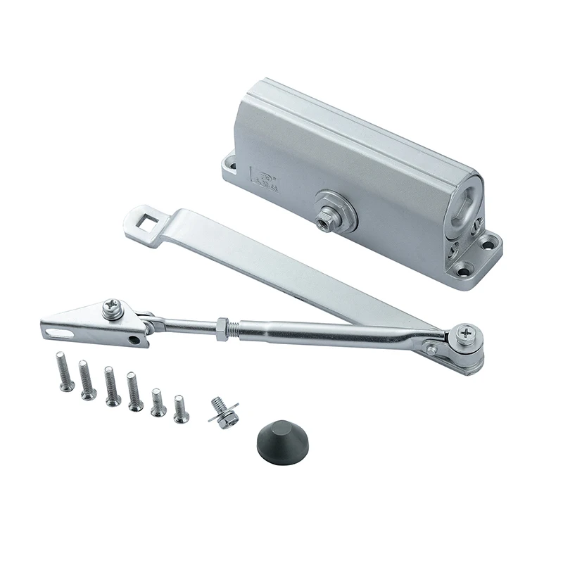Golden Chinese Supplier Overhead Concealed Hydraulic Door Closer Automatic Aluminum Alloy Sliding Style Mini Door Closer