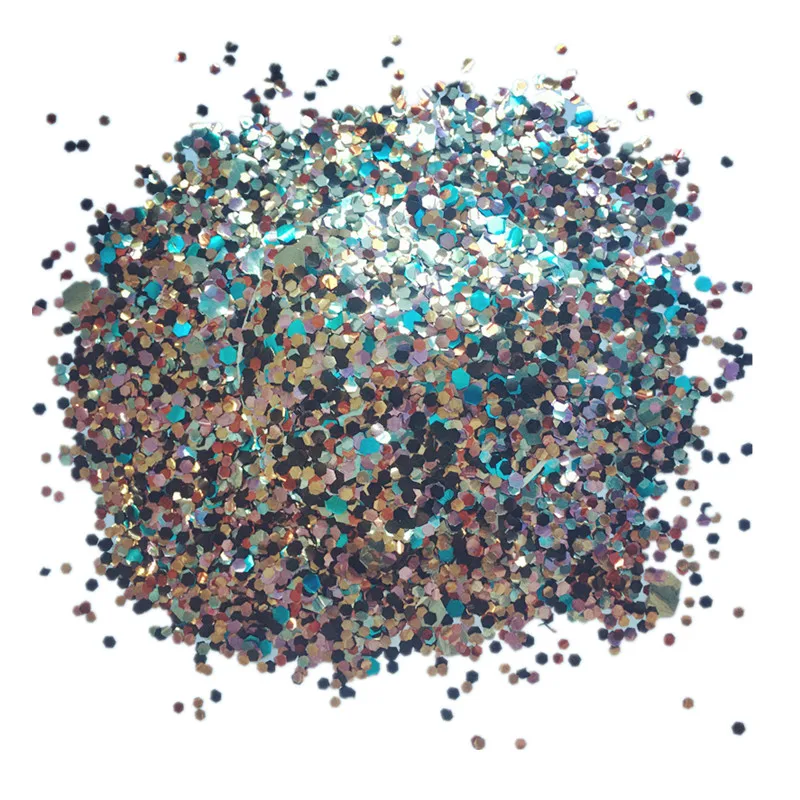 New Mixed Chunky Baolai Non-PLA Material Biodegradable Glitters Cosmetic Biodegradable Eco-friendly Biodegradable Glitter