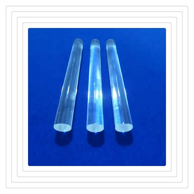 customized clear Various sizes of quartz glass rod light guide rod quartz rod