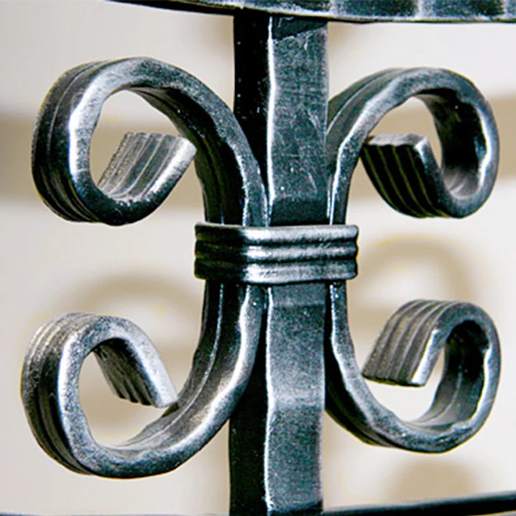 Factory Direct Sell Decorative Parts Wrought Iron Gate Accessories Elements Ornamental