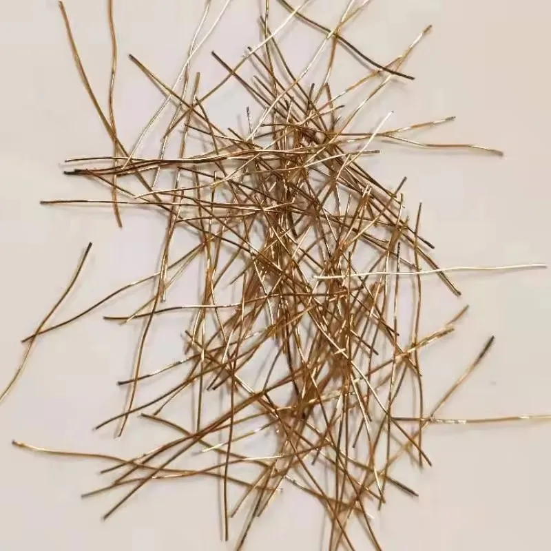 Concrete Fiber Copper Coated Micro Steel Fiber Plate Type with Hooked End Steel Fiber