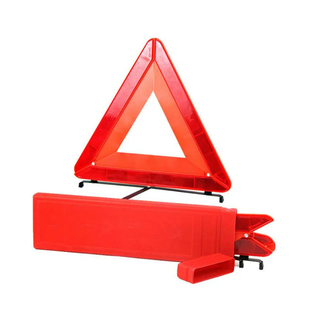 High Quality Emergency Safety Reflective Folding Car Warning led light triflash Sign Triangle