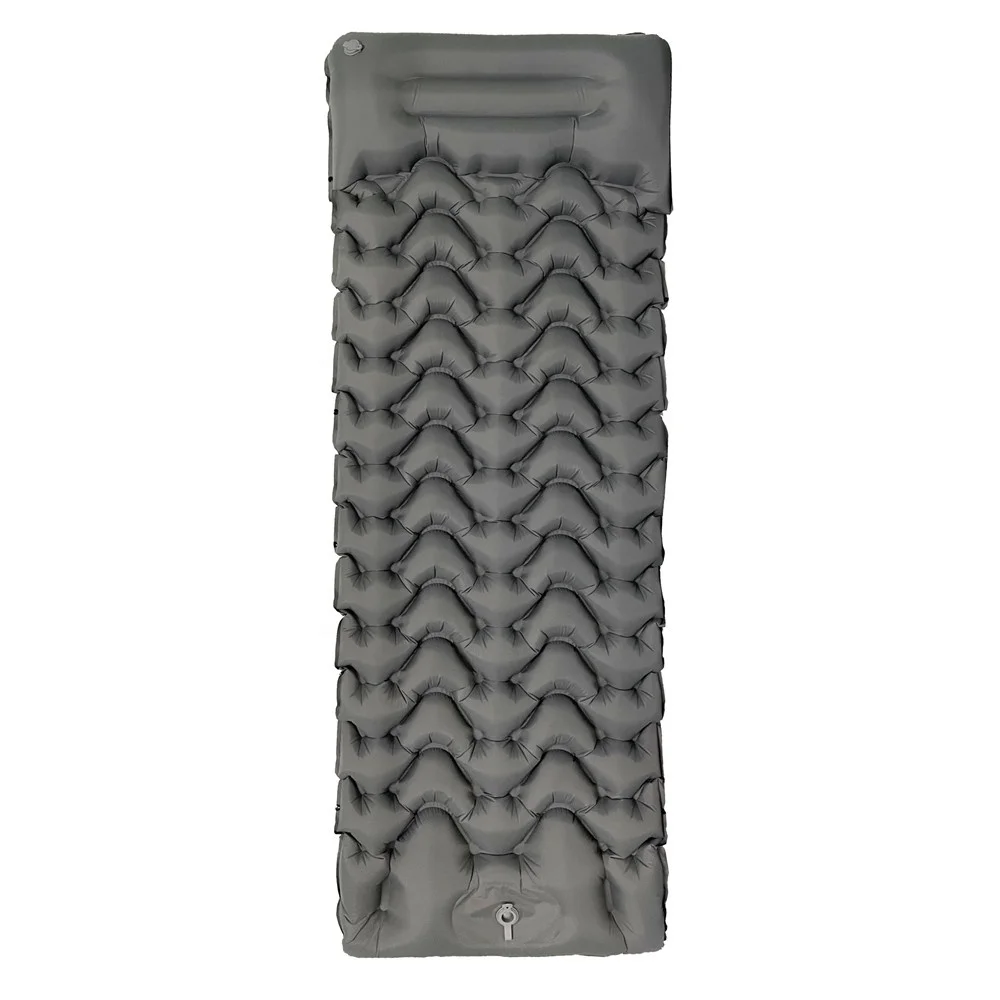 Manufacturer Supply Air Mattress Inflatable Pillow Top Beach Mat Camping Pad