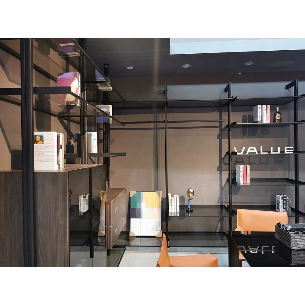 Profiles Column Wardrobes Walk in Closet Wall Hanging Cabinet Organizer Style Aluminum Italy Bedroom Furniture Home Furniture