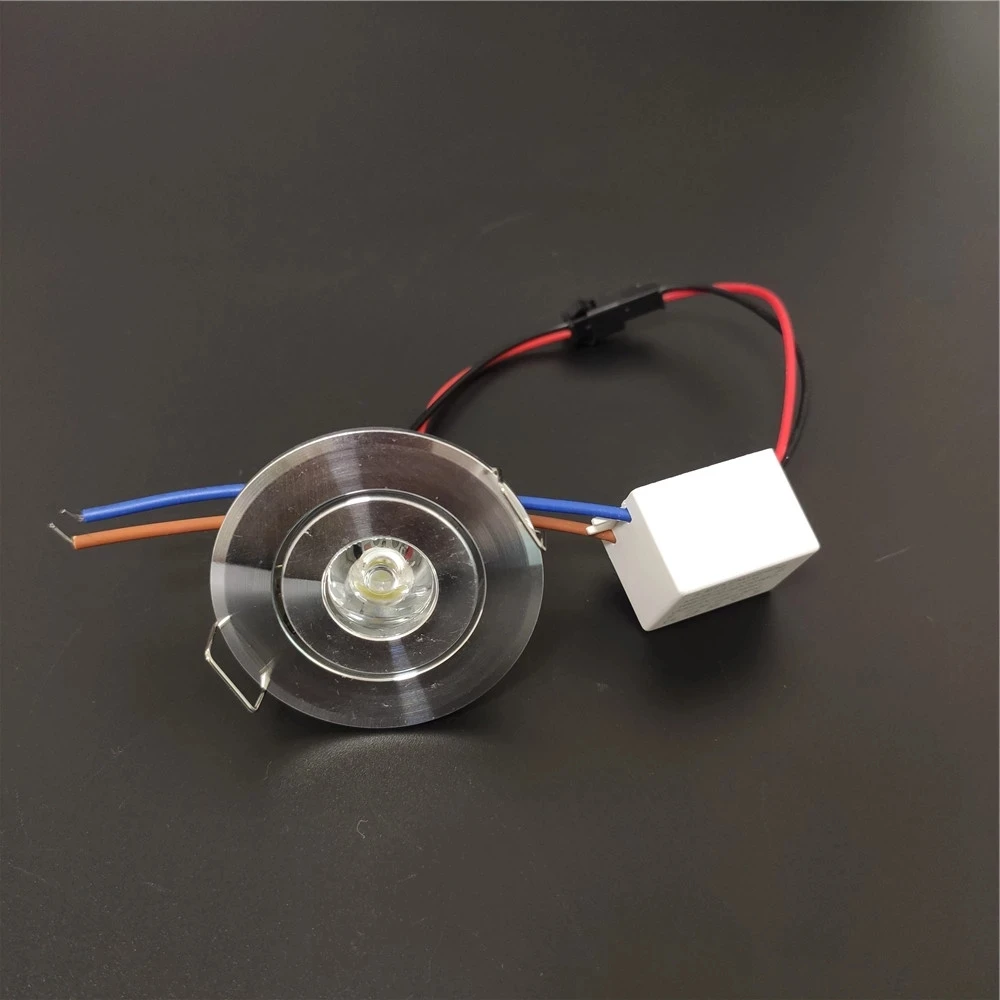 Modern 3W 1W Dimmable Spot Light Recessed AC85-265V Commercial Showcase Adjustable Ceiling Lamp Aluminium Led Mini DownLight