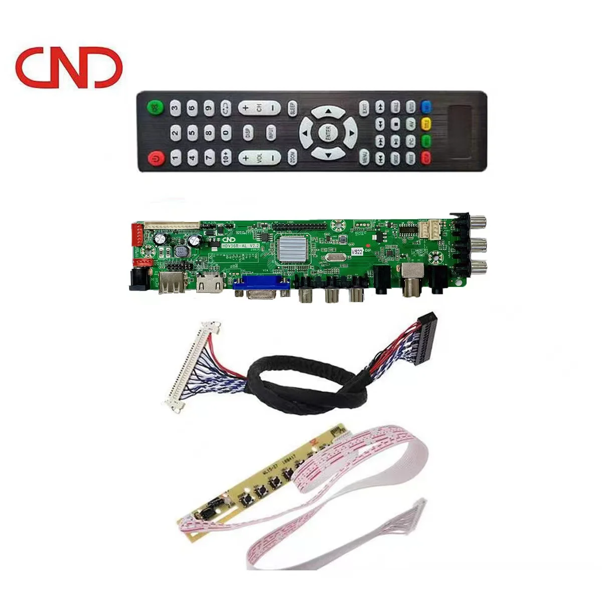 Good quality and Cheap Universal TV Mainboard HDV56R-AS  TV board LCD TV Controller Driver Board
