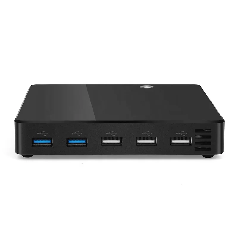  Настольный компьютер In-tel Ce-leron 1007U Pen-tium 2117U двухъядерный mSATA HTPC Vga USB3.0 Nettop PC беспроводной