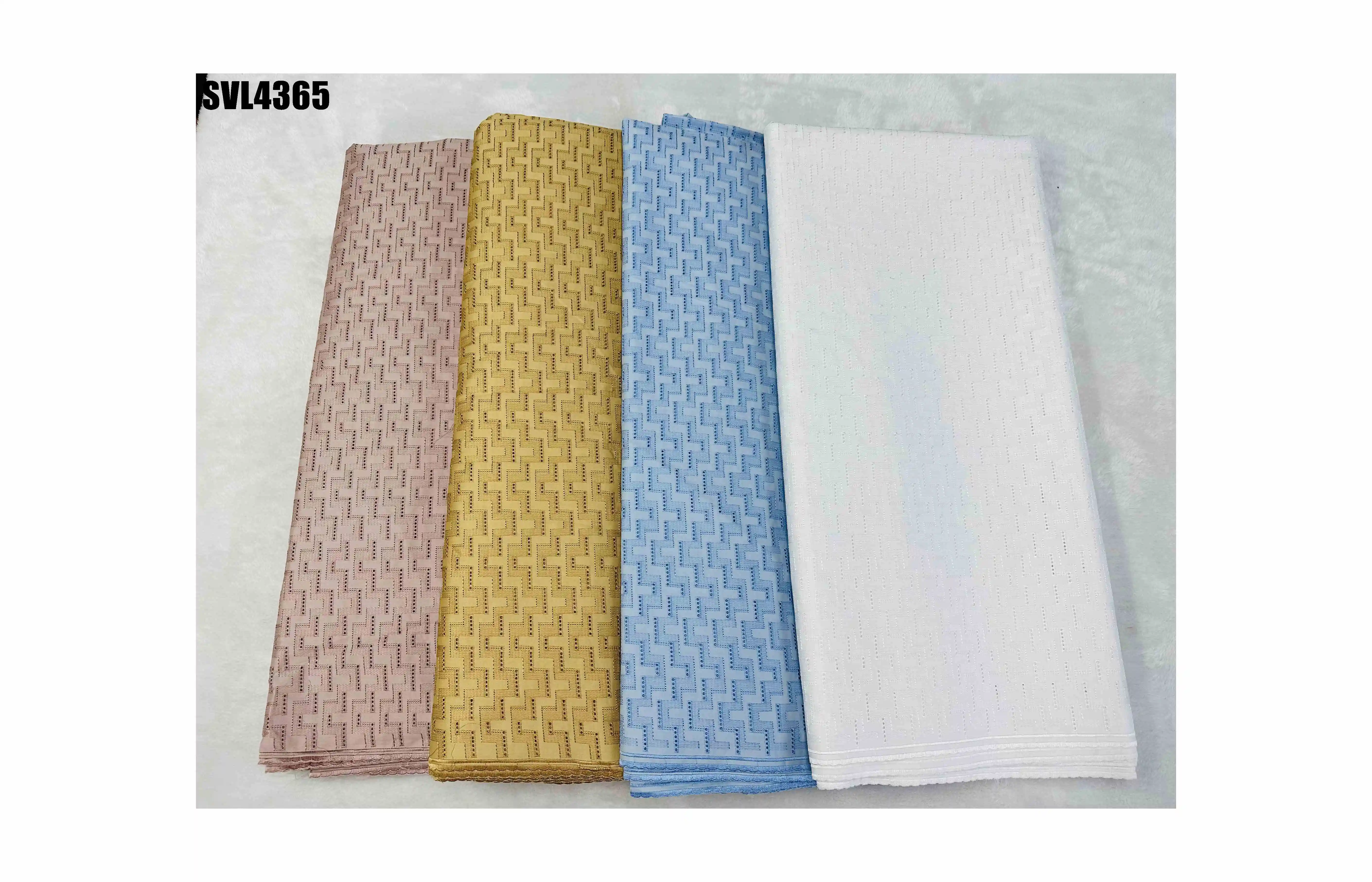 lafaya lace african  top quality swiss voile Silky Korean Cotton  lace fabric