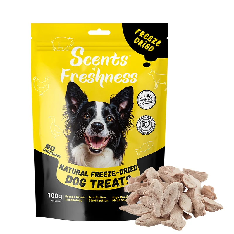 Pet food freeze-drying OEM ODM pet freeze-drying cat and dog snacks spot wholesale duck breast meat