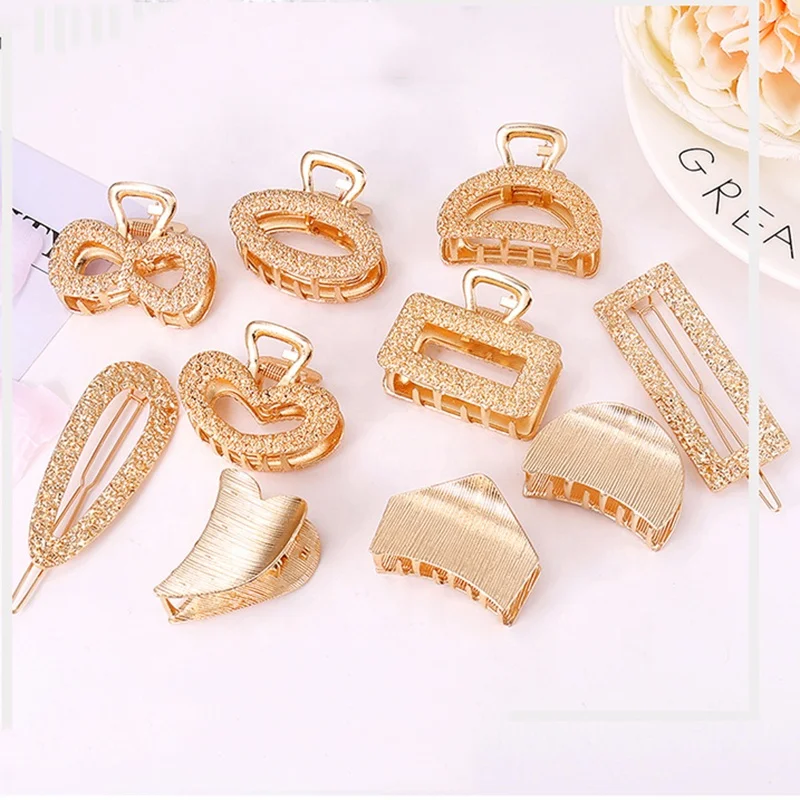 C012 Fashion Metal Hair Claw Clips For Women