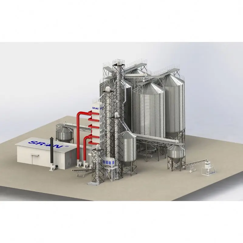 Сталь хранения зерна бункеры для ячменя/зерна кукурузы семян хранения силоса для продажи