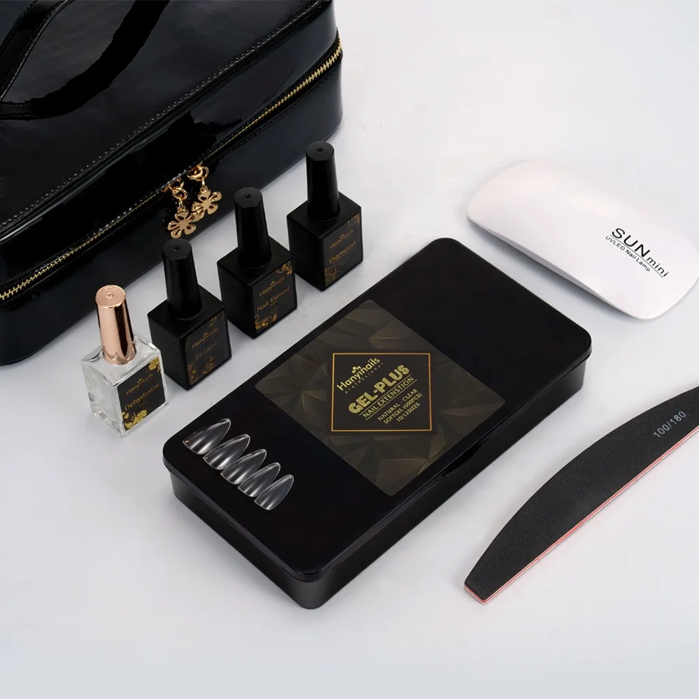 Гель для наращивания ногтей starter kit полное покрытие гель x накладные ногти