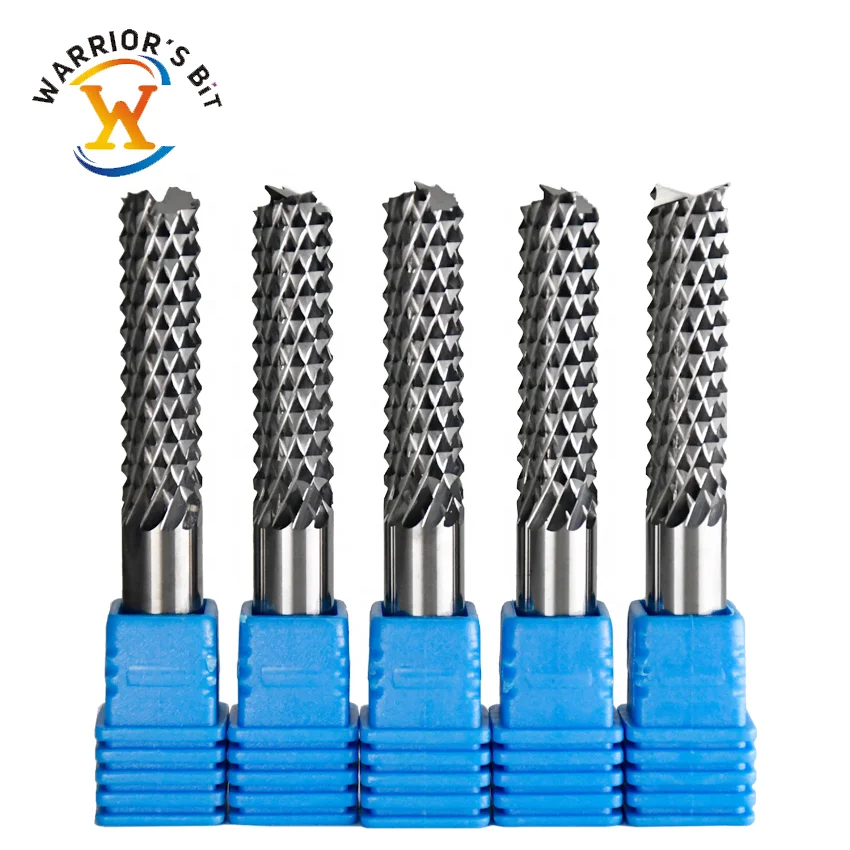 tungsten carbide router bit core teeth cutter for PCB solid carbide end mills for fiberglass carbon fiber composite