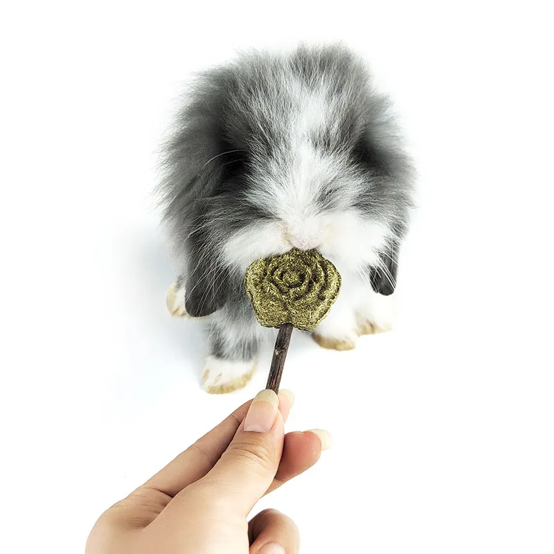 Natural Timothy hay for rabbits snacks dental chew toys treats for rabbits grass cake for chinchilla Guinea Pig Hamster food