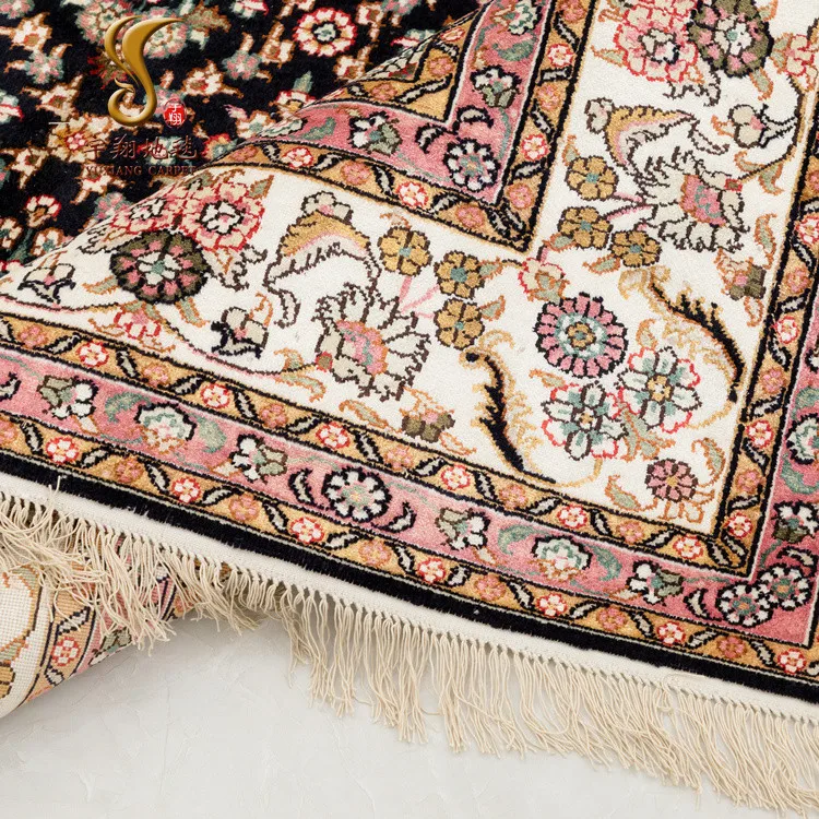 Yuxiang 6*9 ft Hand Knotted Persian Carpet Hand Made Silk Carpet Persian Rug Online