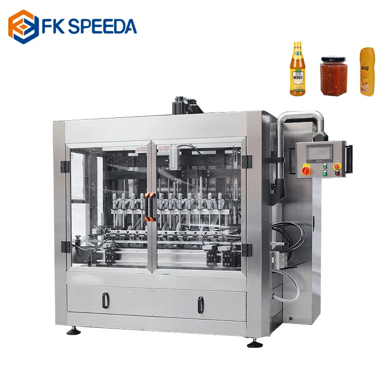 Automatic mouthwash oil automatic Fabric softener piston filling machine