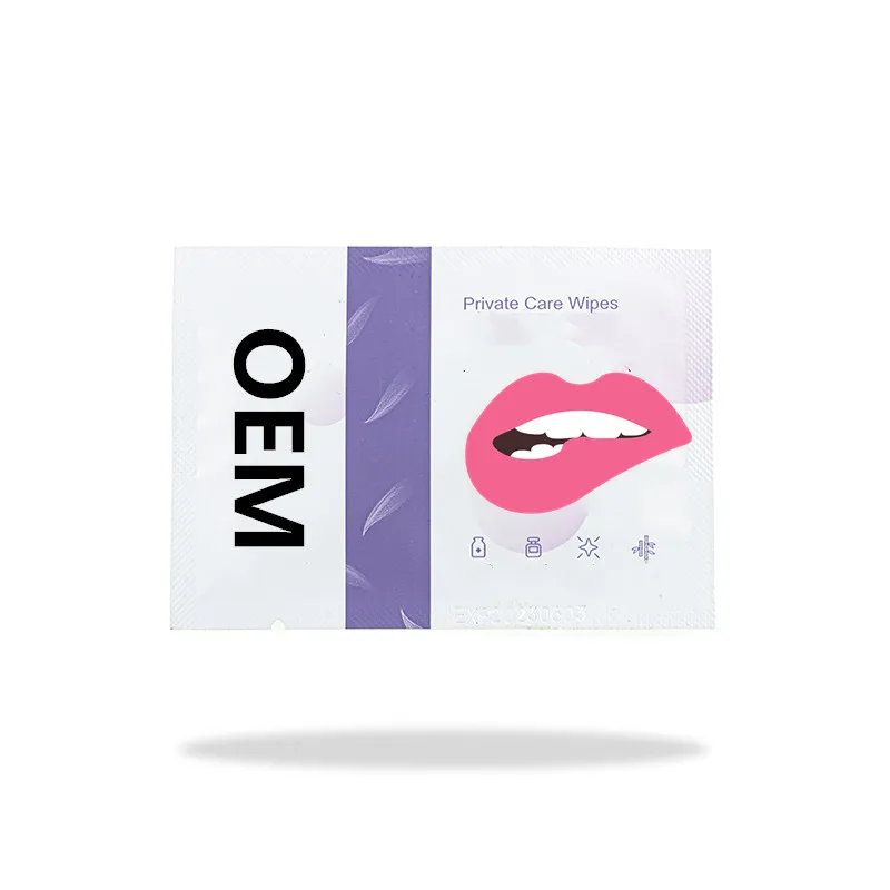 Private label pure natural herbs individually wrapped organic cleaning vaginal intimate care feminine yoni wipes