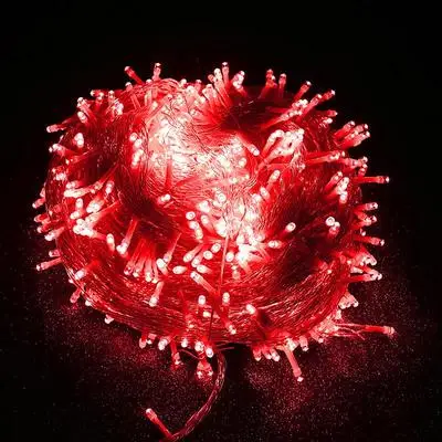 1000 LED Fairy String Lights Christmas Decorations IP44 Rating 220V Xmas Outdoor Lights White Red Green Pink Warm White Yellow