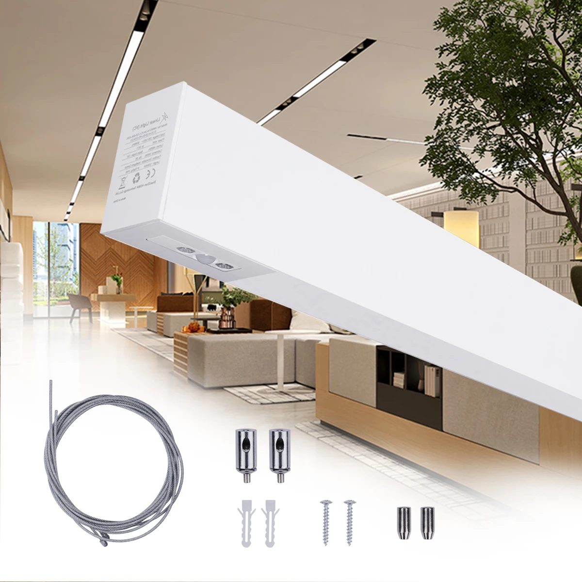 Outside Waterproof Aluminum Led Profile Linear High Bay Track Light White Rgb Inground Recessed Linear Light System