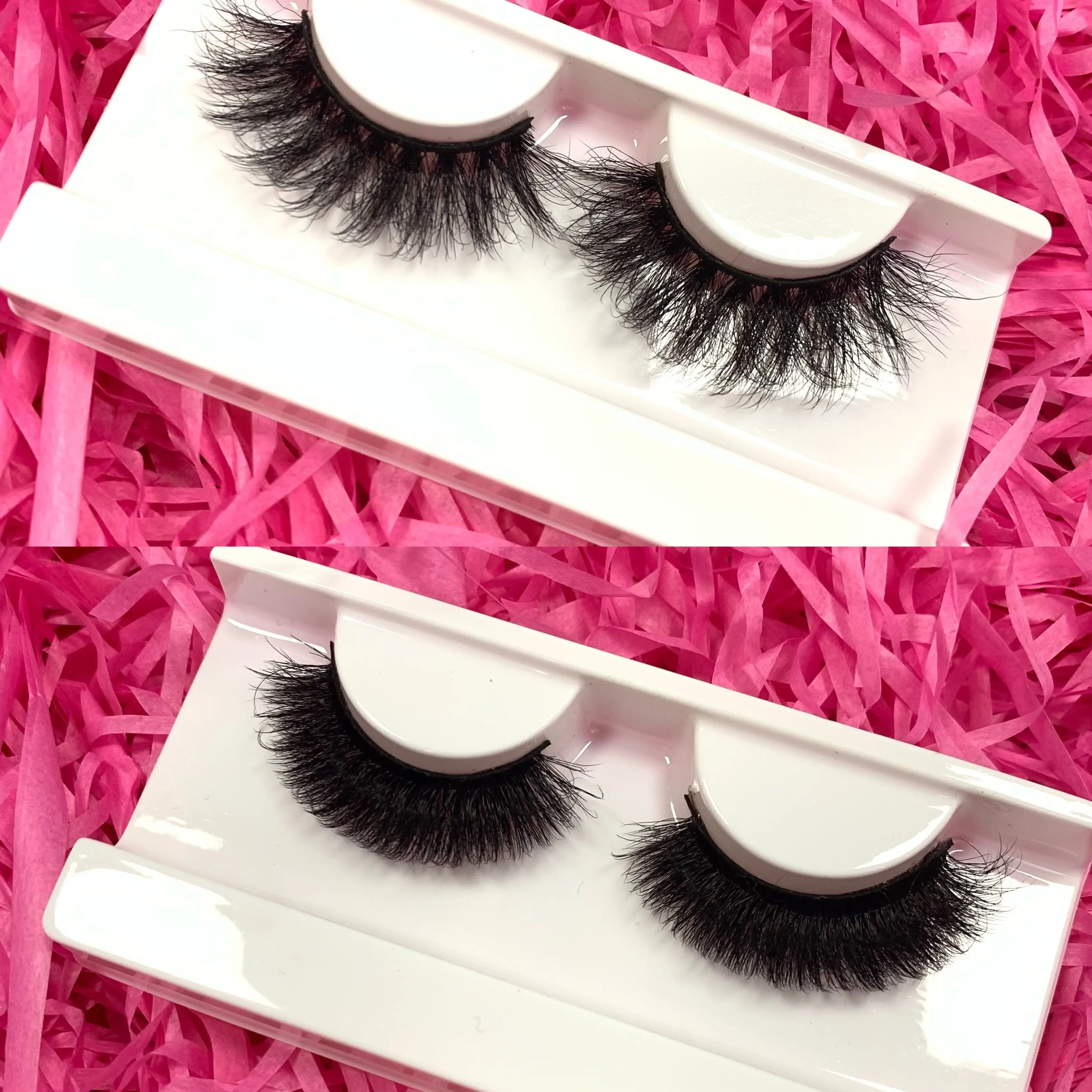 Russian Lash Handmade Soft Magnetic Full Strip Eyelashes Hot Sales 21-25mm Premium Quality Accessory for Enhancing Eye Makeup