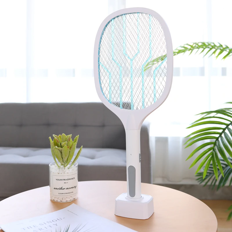 
USB Charged 2 in 1 Mosquito Swatter with Light 