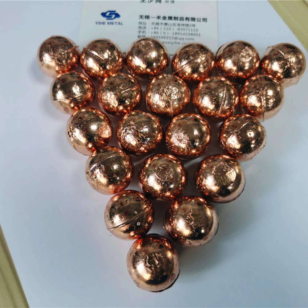 Wholesale 20mm 25mm Diameter Small Phosphor Anodes Copper Ball For Electronics
