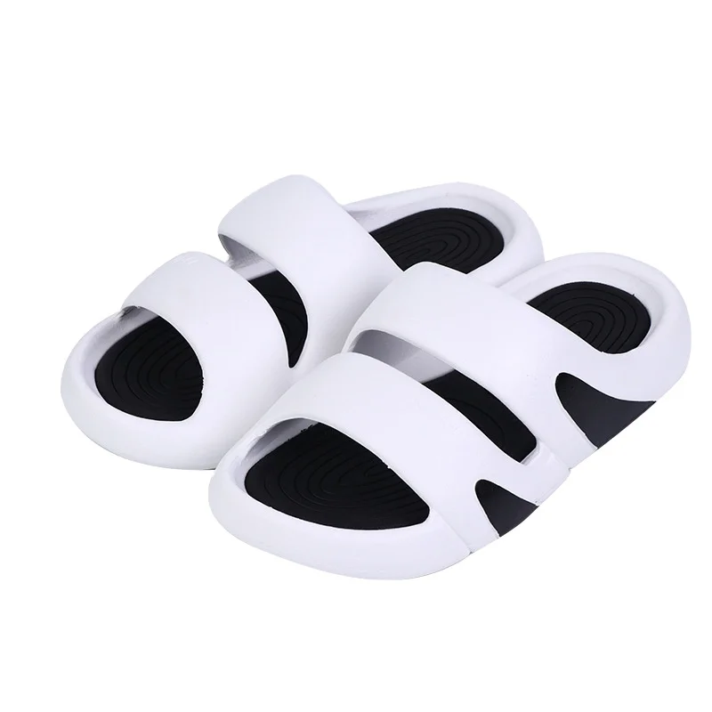 Wholesale summer couple all-match plastic sandals outdoor wear indoor and outdoor soft bottom beach slippers