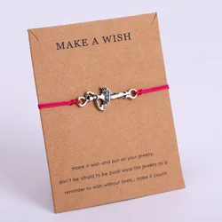 LWD60138 Dance Cheer Cheerleader Cheering Team Gymnastics Music Dancer Dancing Charm Bracelets