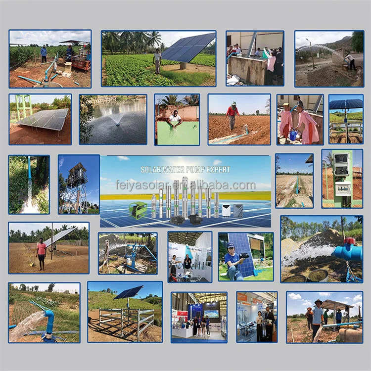 48v Dc High Pressure Submersible Solar Powered Irrigation Water Pump