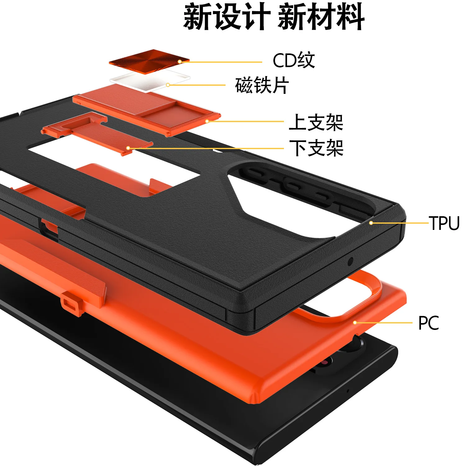 360 Defender Heavy Durty Shockproof 3 in 1 Case with Holder Kickstand for Samsung galaxy A53 A33 A13 A22 S21 FE S22 S23 ULTRA