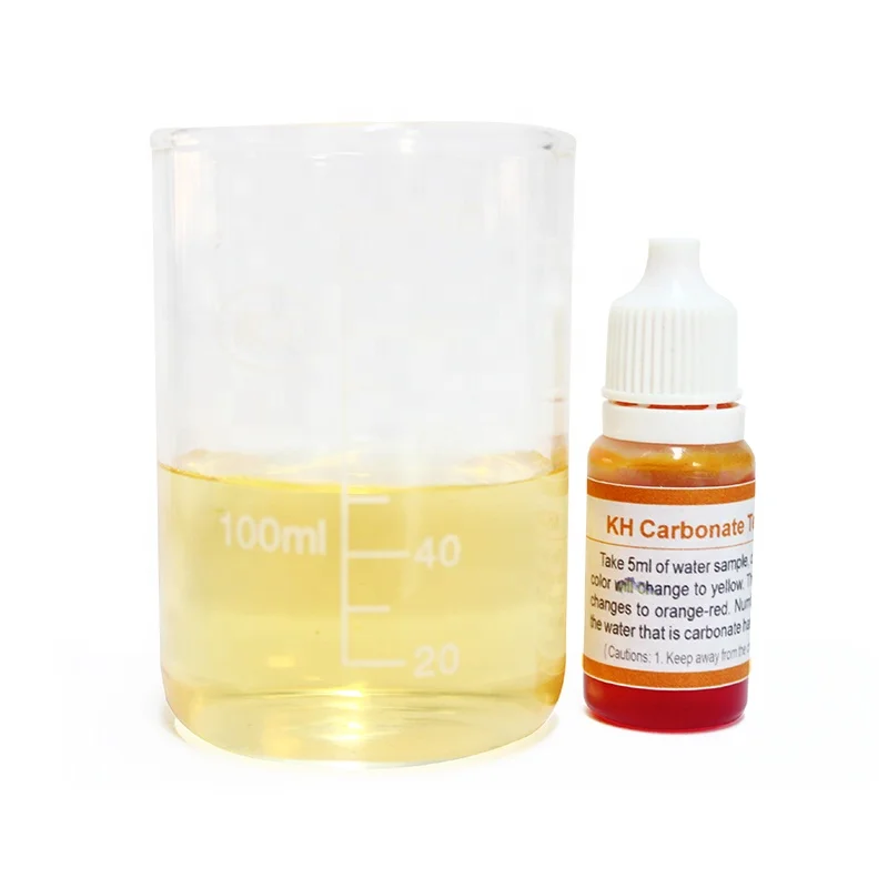 10 мл бутылка для проверки KH карбоната твердость содержание внутри воды KH карбонатные капли