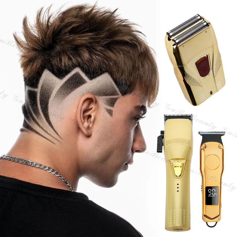 Gubebeauty electric rechargeable trimmer powerful professional trimmer cordless hair trimmer for men with FCC