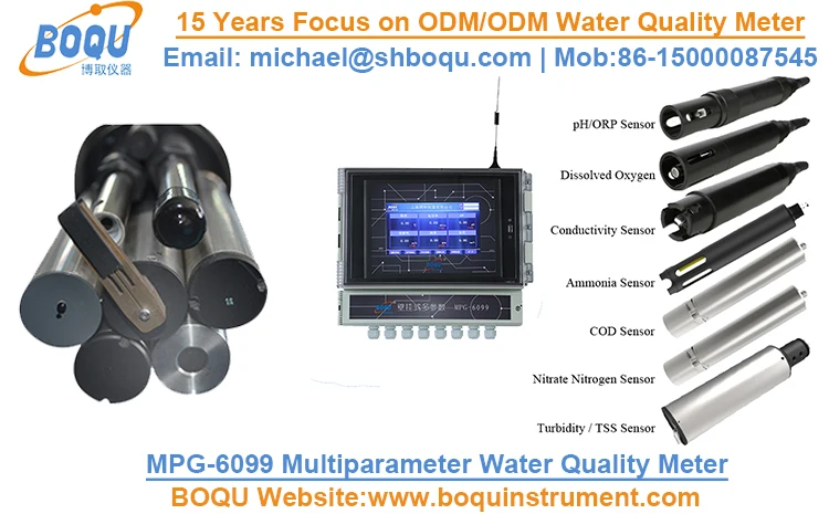 MPG-6099 Kelapa Sawit Palm oil pH COD TSS Debit Water flow NH3-Nonline water probe multiparameter in 1 meter