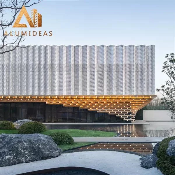 Aluminium Perforated Facade Alumideas Factory Price 1100 H24 Temper Economic Panels