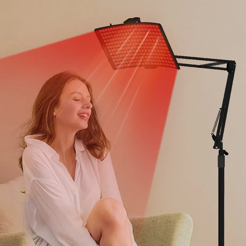 2024 New Trend LED Light Therapy Lamp Pain Relief 660nm 850nm Near Infrared Red With Stand for Full Body at Home